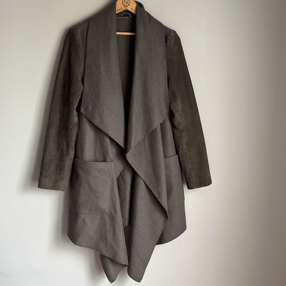 AllSaints Suri Roux Coat, Light Khaki - Picture 2 of 16